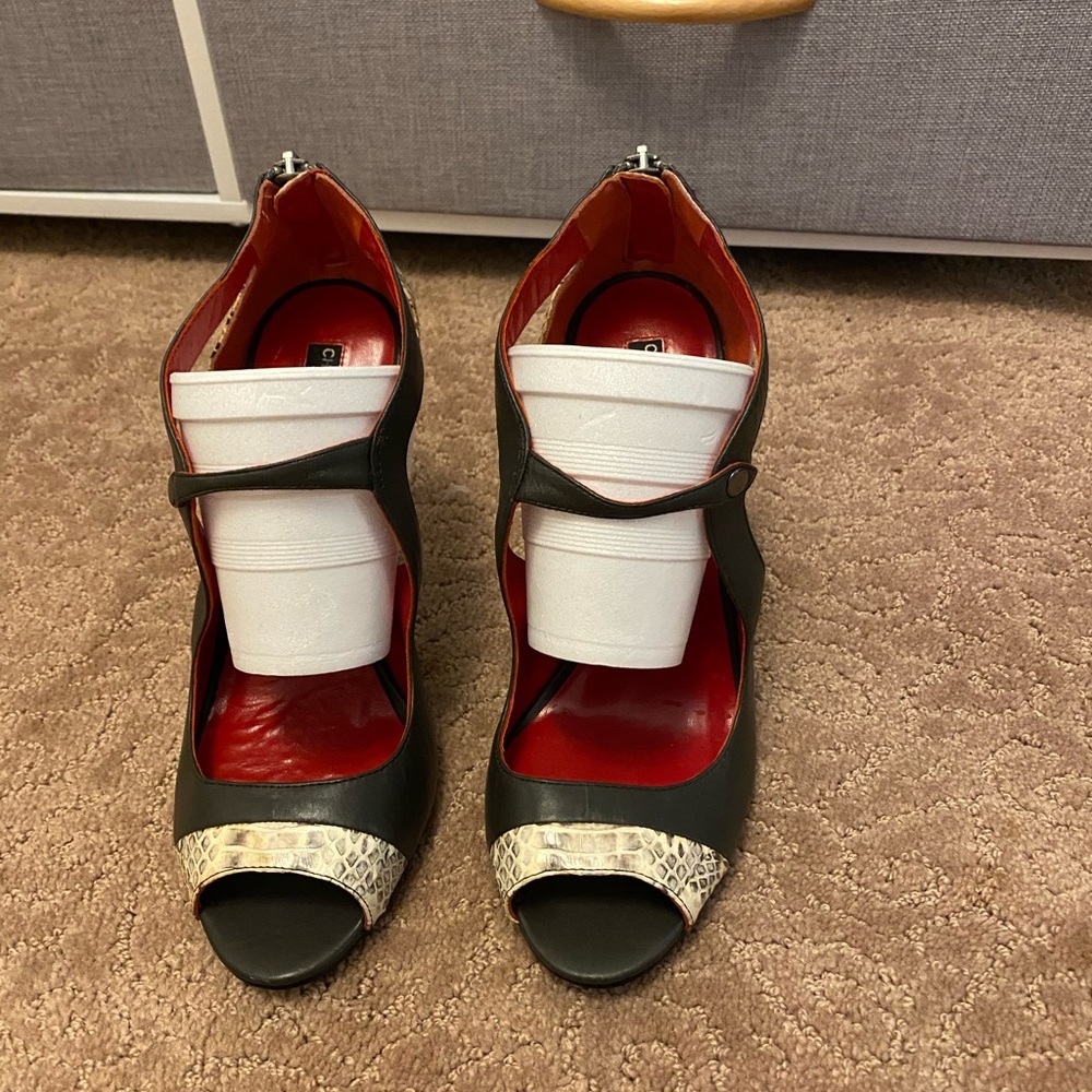 Summer open toe heel
